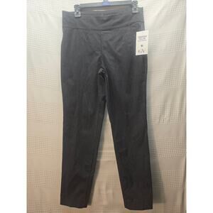 Gloria Vanderbilt All Around Slimming Effect Pants Womens Sz 8 Petite Black 7400